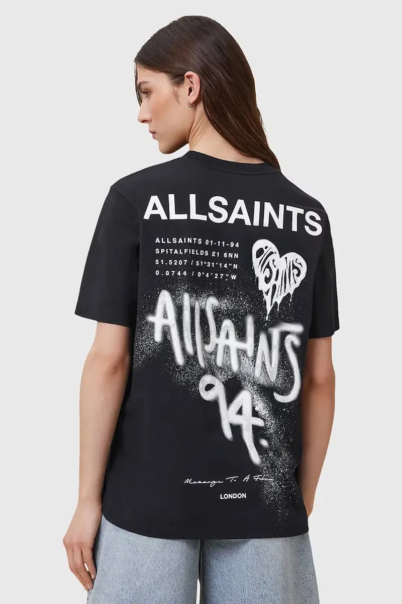 AllSaints T-shirt Donna Nero 3426869