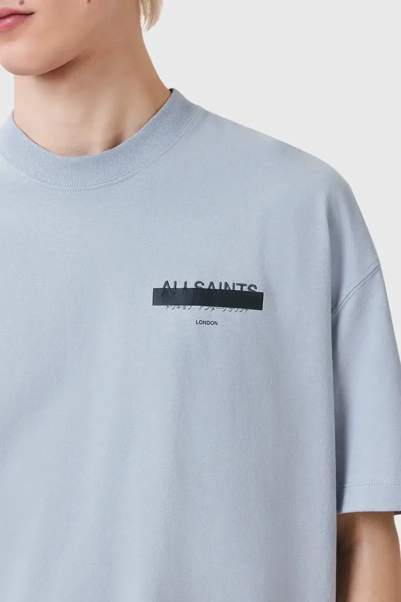 AllSaints T-shirt Uomo Blu 3312106 miniatura 2