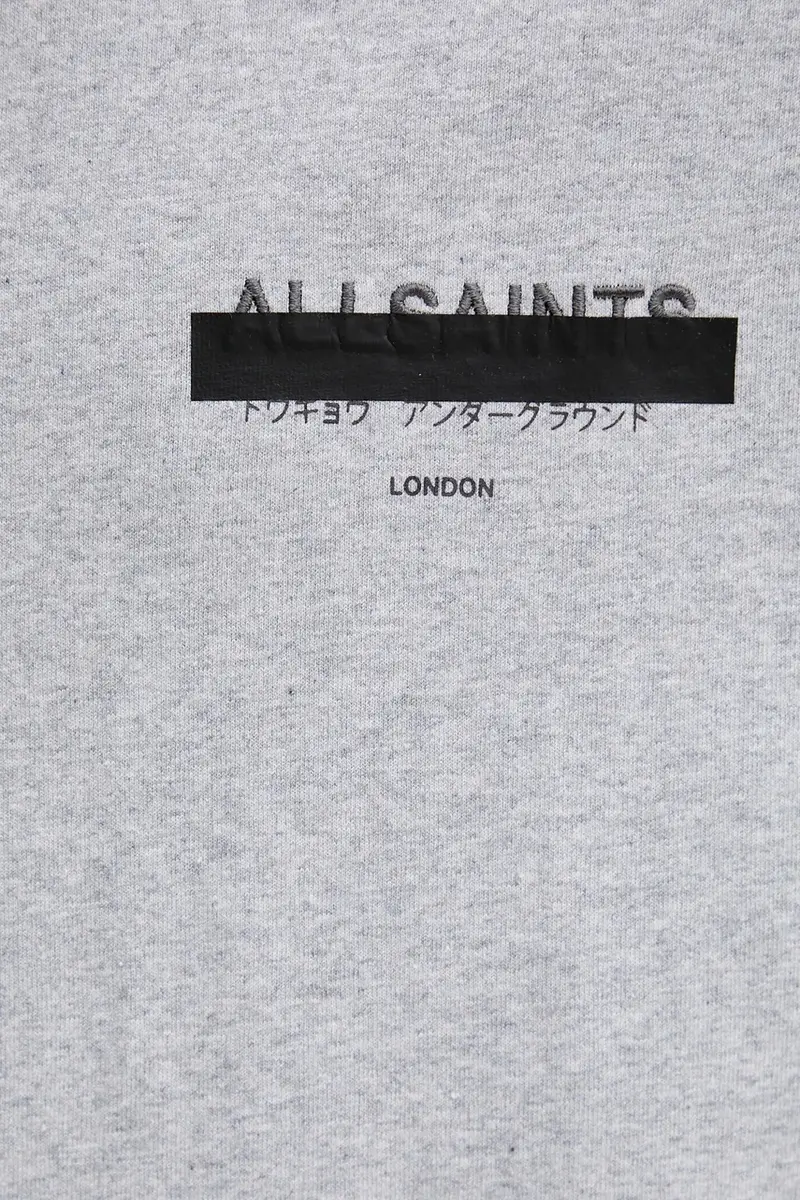 AllSaints T-shirt Uomo Grigio 3769991 miniatura 5