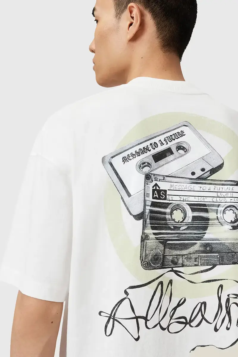 AllSaints T-shirt Uomo Bianco 2982502 miniatura 2