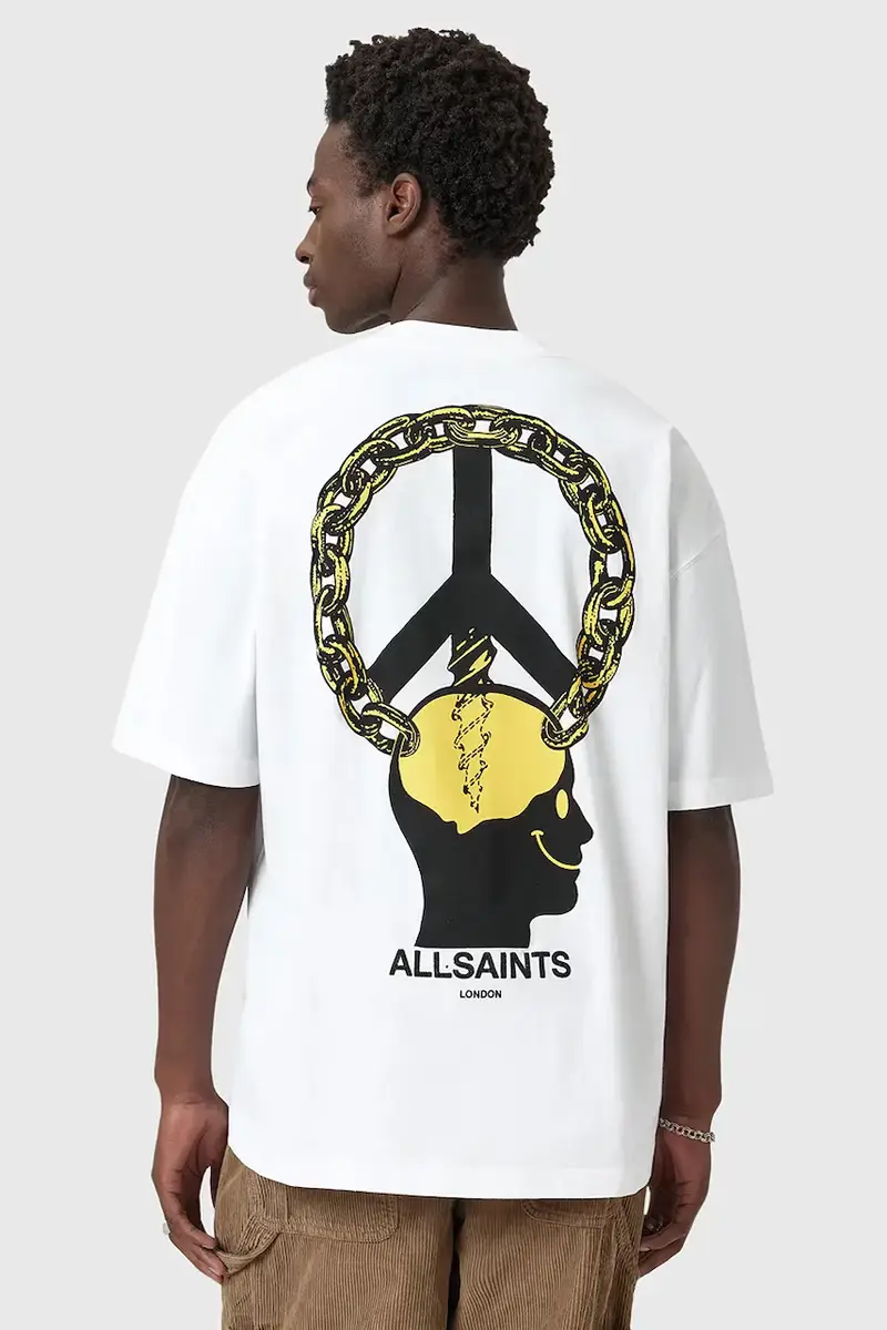 AllSaints T-shirt Uomo Bianco 3243381