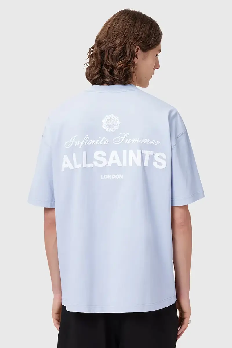 AllSaints T-shirt Uomo Blu 2982552 miniatura 2