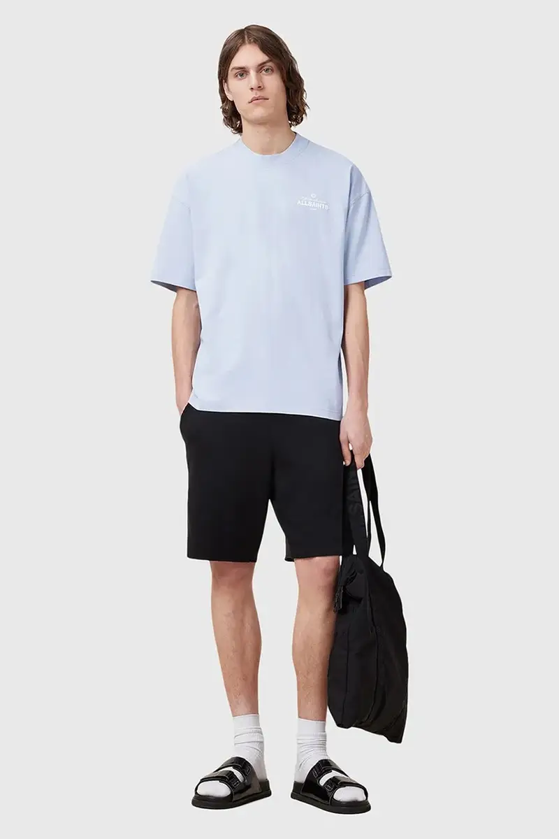 AllSaints T-shirt Uomo Blu 2982552 miniatura 5