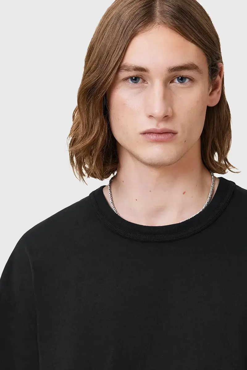 AllSaints T-shirt Uomo Nero 3263637 miniatura 2