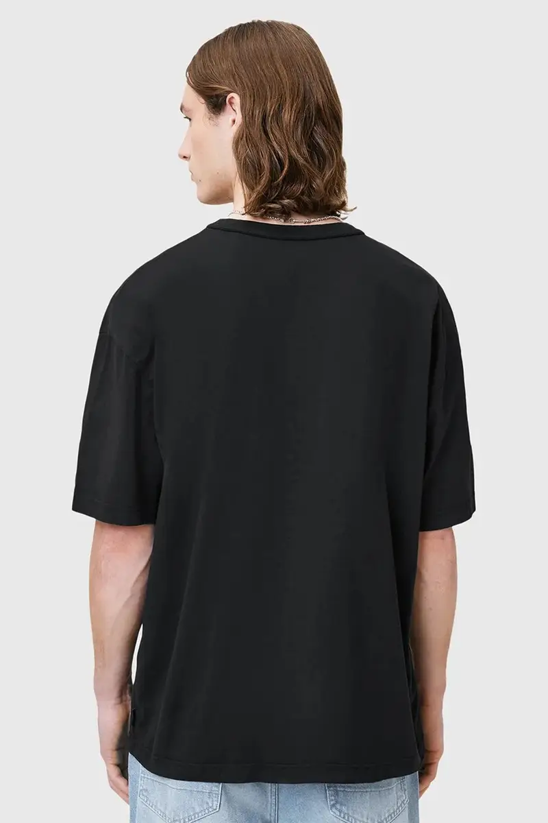 AllSaints T-shirt Uomo Nero 3263637 miniatura 4
