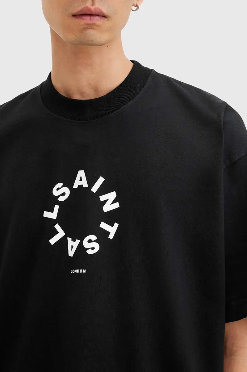 AllSaints T-shirt Uomo Nero 3326801 miniatura 2