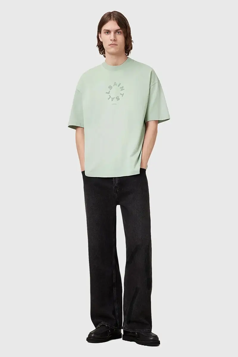 AllSaints T-shirt Uomo Nero 3158839 miniatura 5