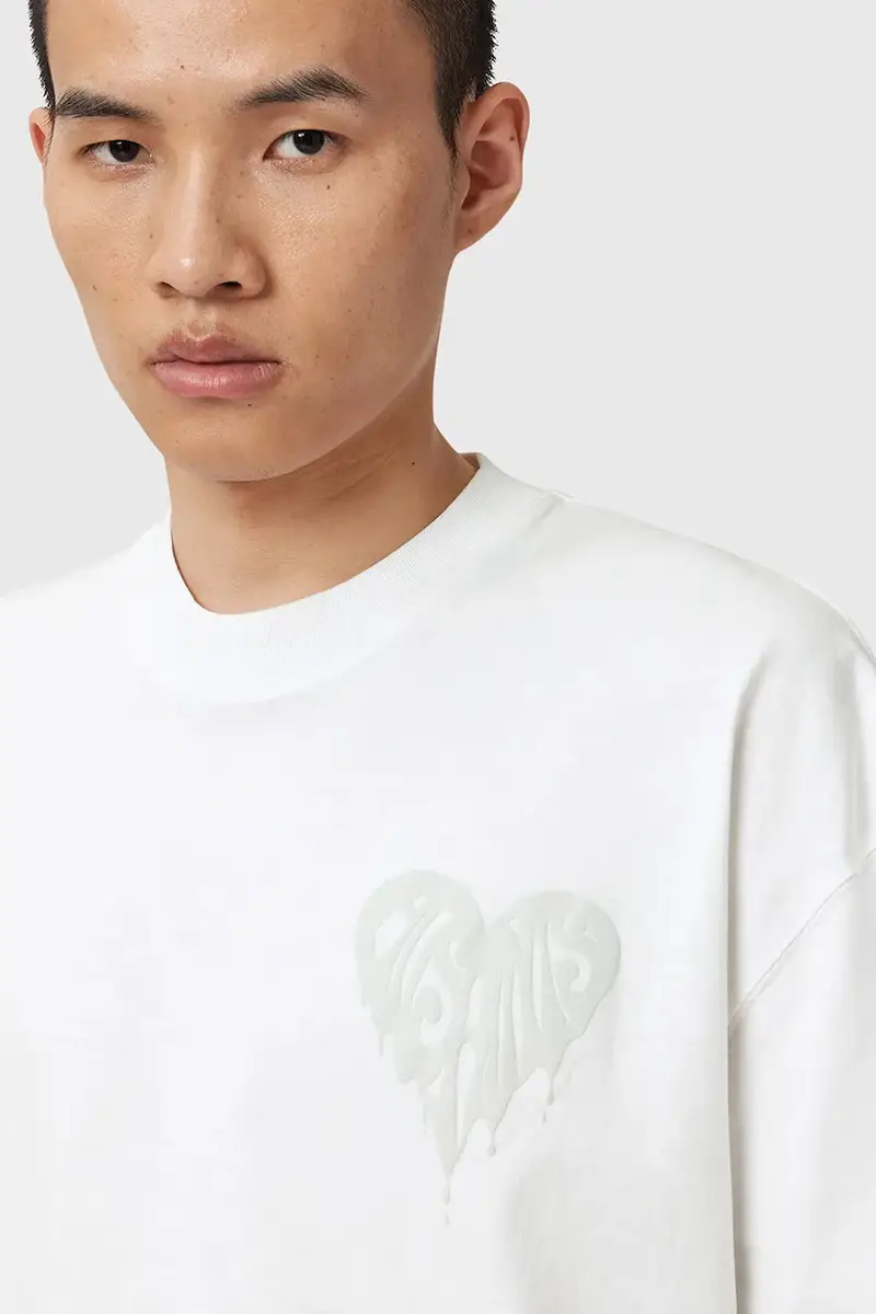 AllSaints T-shirt Uomo Bianco 3243379 miniatura 2