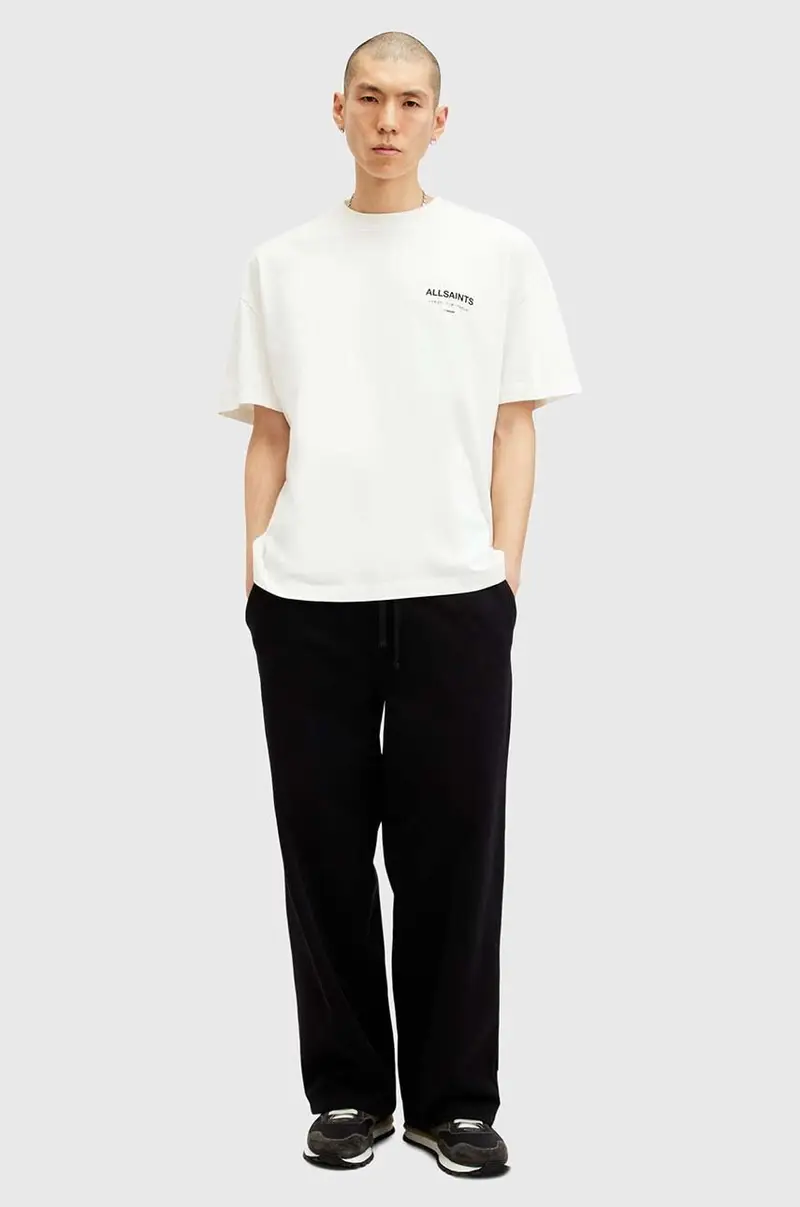 AllSaints T-shirt Uomo Bianco 3242828 miniatura 5