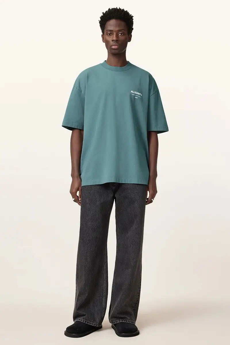 AllSaints T-shirt Uomo Blu 3312082 miniatura 5