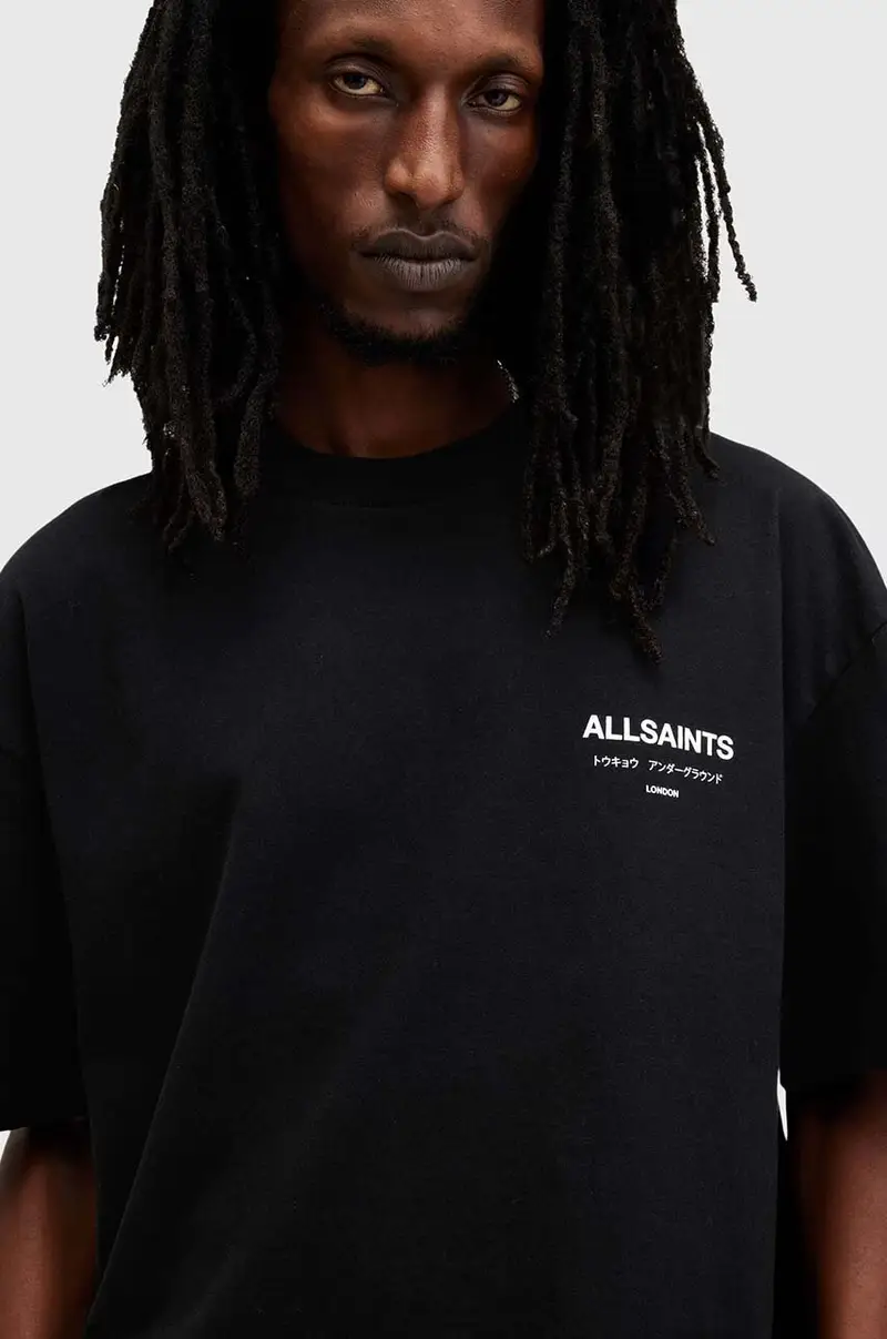 AllSaints T-shirt Uomo Nero 3150019 miniatura 2