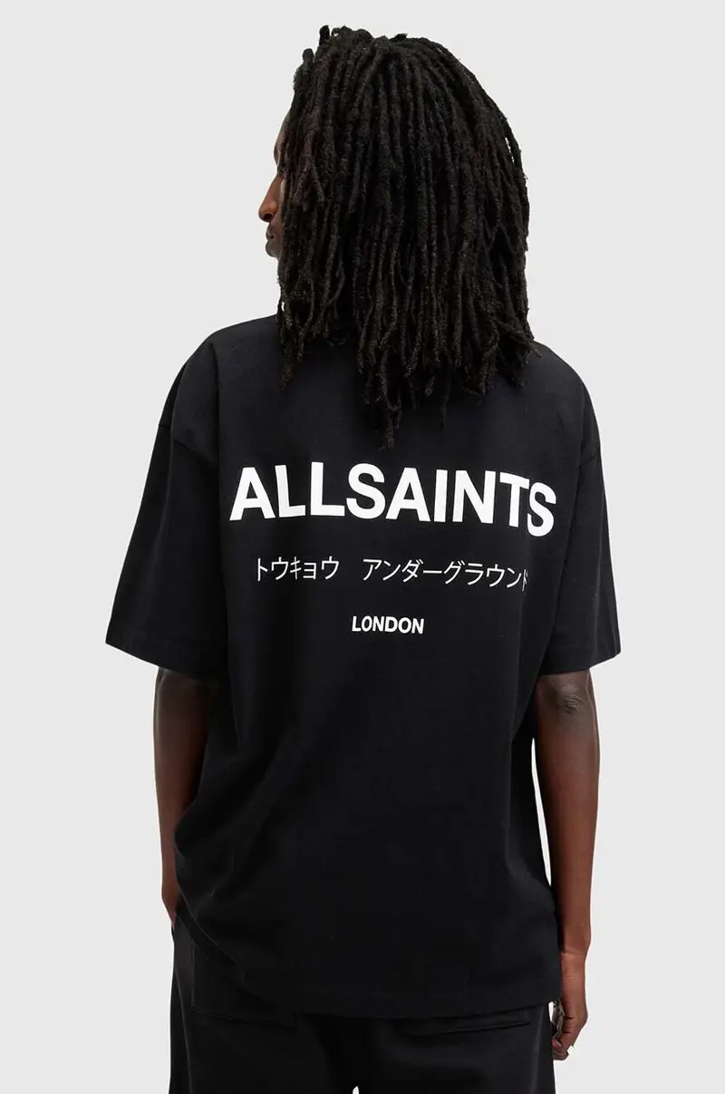 AllSaints T-shirt Uomo Nero 3150019 miniatura 4