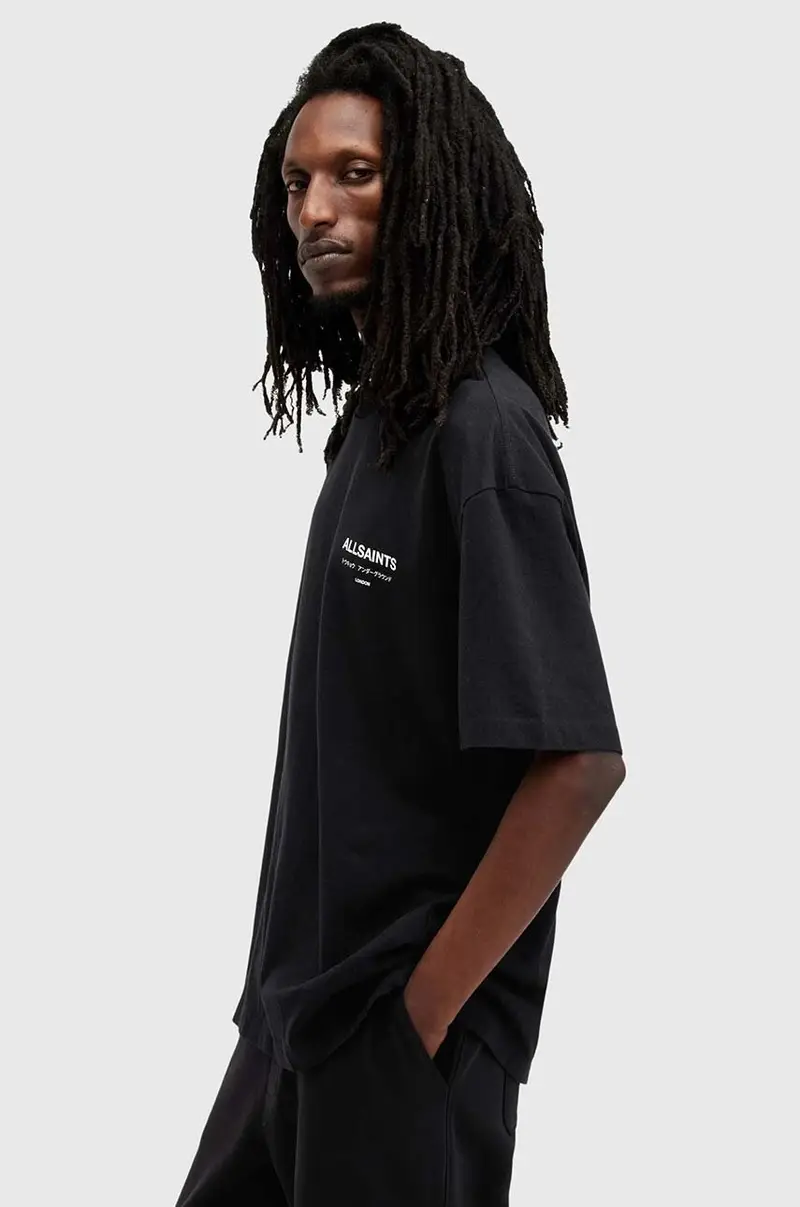 AllSaints T-shirt Uomo Nero 3150019 miniatura 5