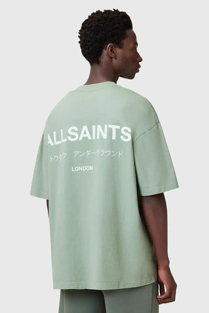 AllSaints T-shirt Uomo Nero 3158840 miniatura 2