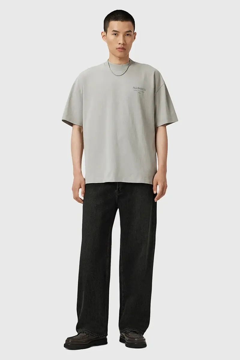 AllSaints T-shirt Uomo Grigio 3250018 miniatura 4