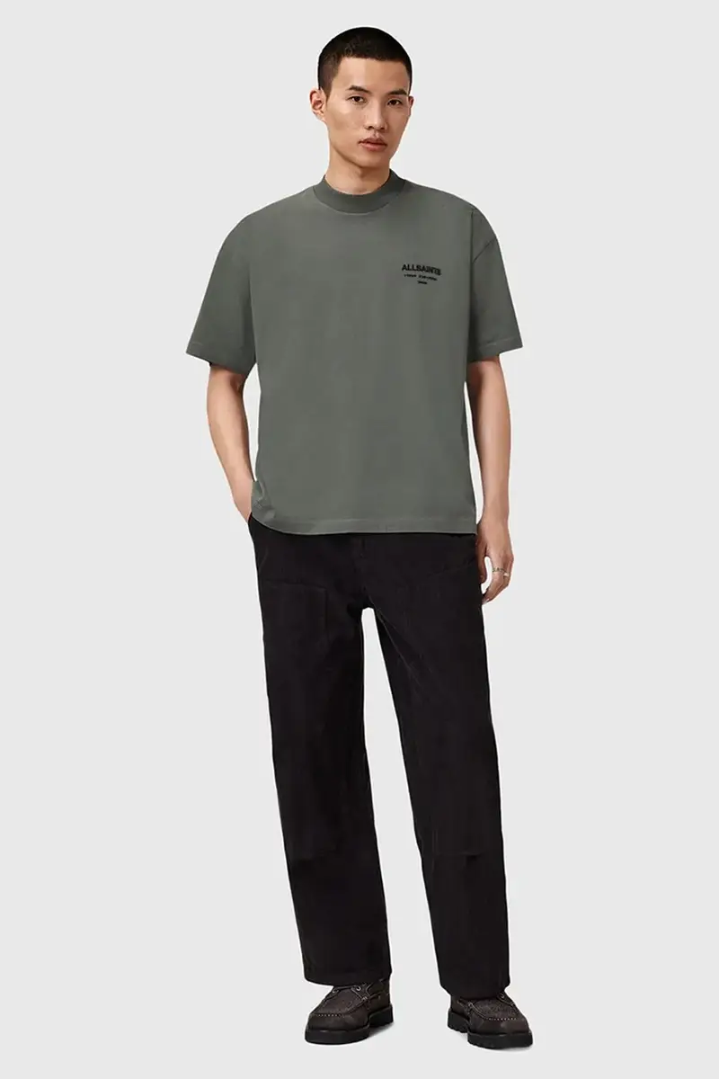 AllSaints T-shirt Uomo Verde 3277691 miniatura 5