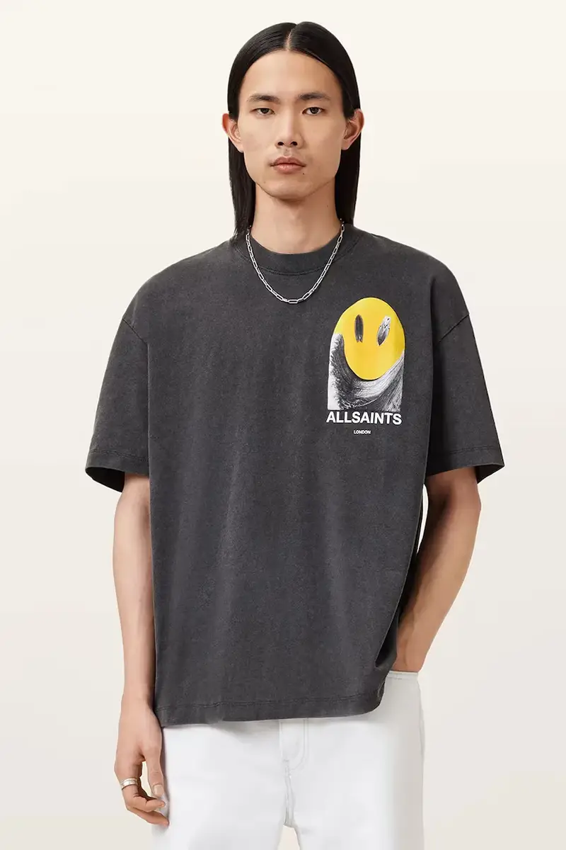AllSaints T-shirt Uomo Nero 3264449