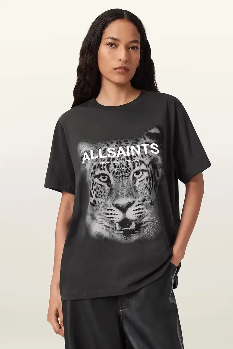 AllSaints T-shirt Nero 3981754 miniatura 4