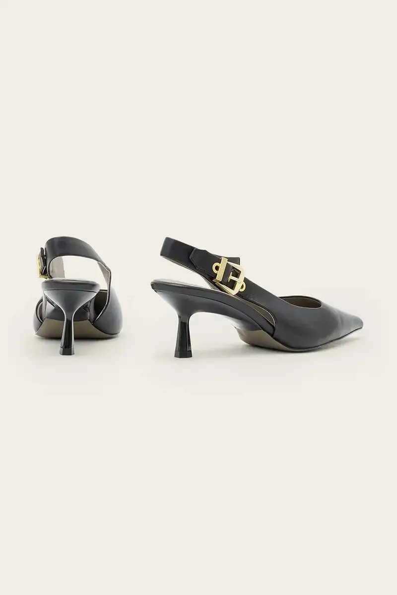 tacchi in pelle IDIYA SLINGBACK colore nero W021FD miniatura 3
