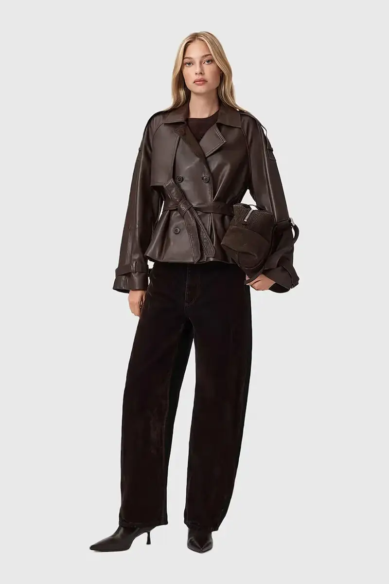 AllSaints Trench Marrone 4149109 miniatura 3