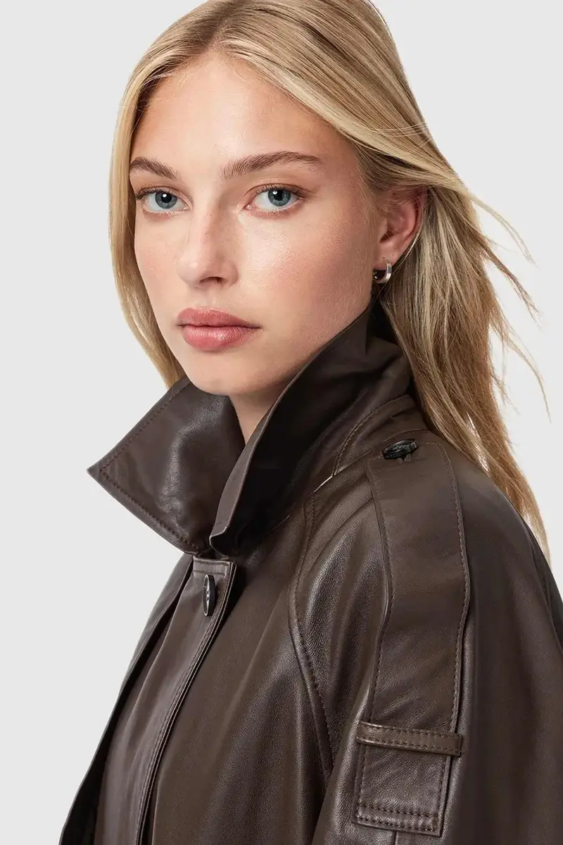 AllSaints Trench Marrone 4149109 miniatura 5