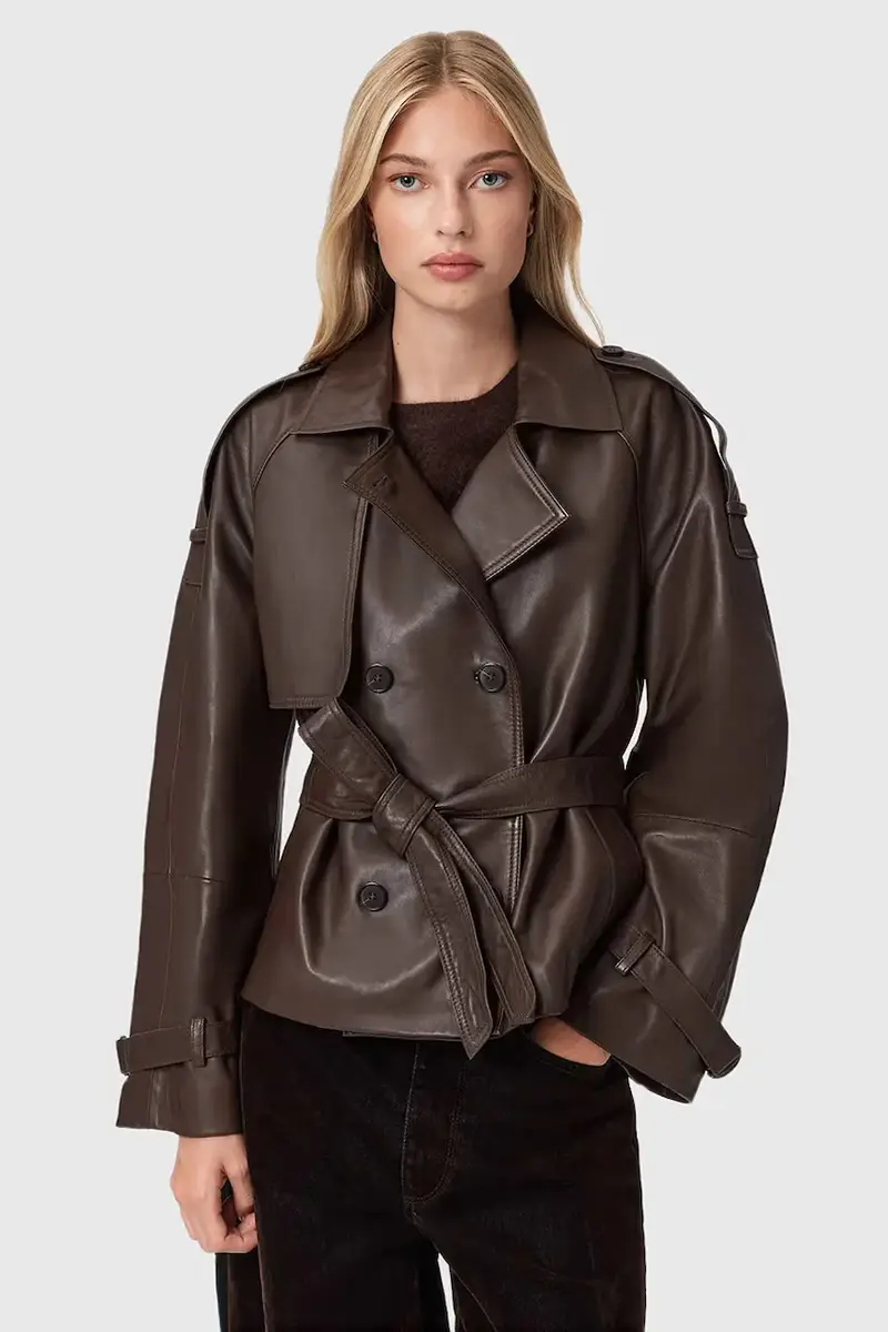 AllSaints Trench Marrone 4149109