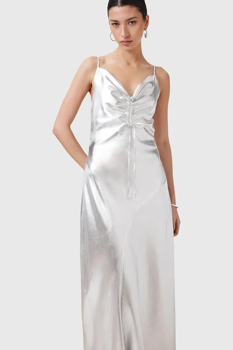 vestito ALEXIA colore argento W203DC miniatura 2