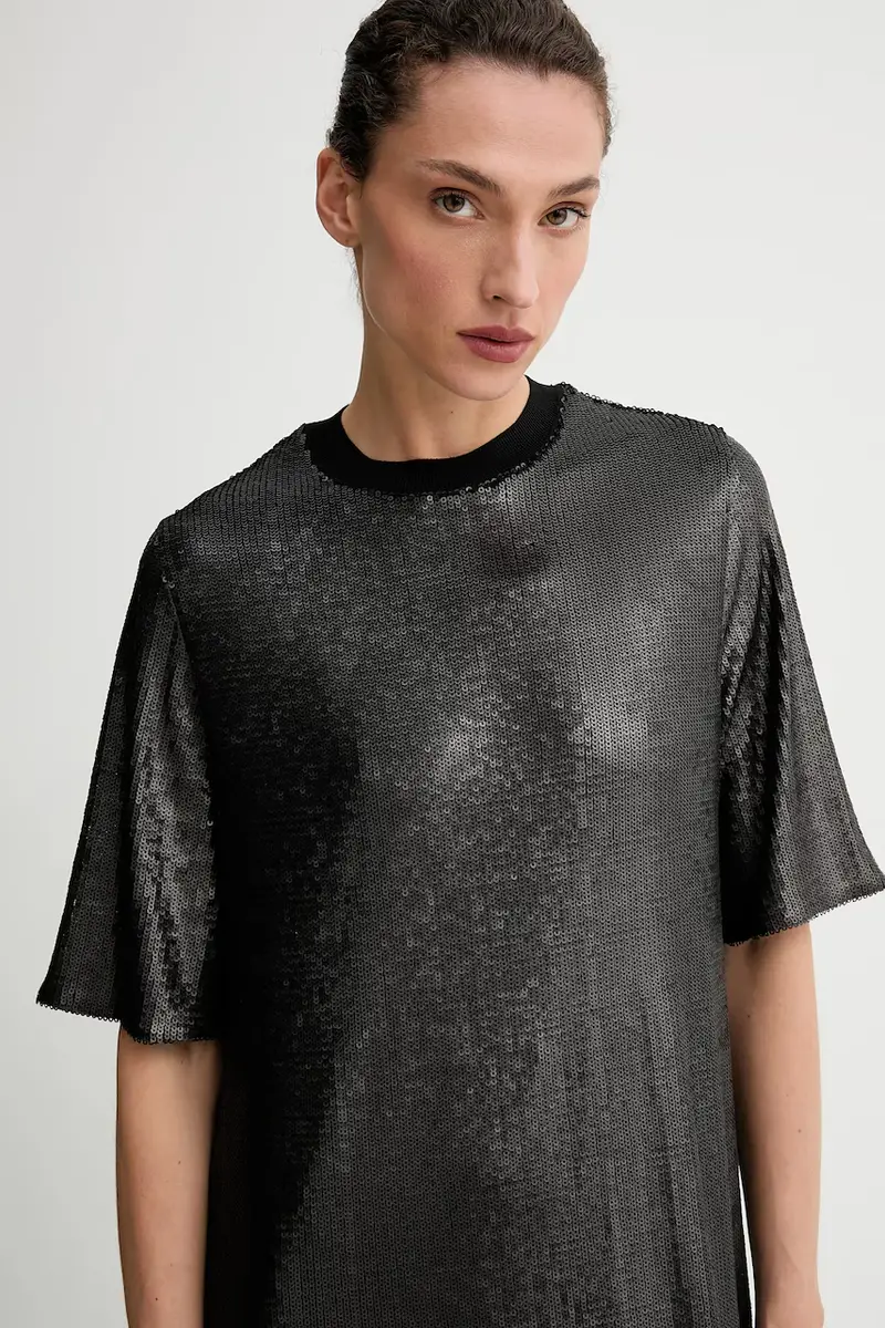 vestito ANNA colore nero W066DD miniatura 4