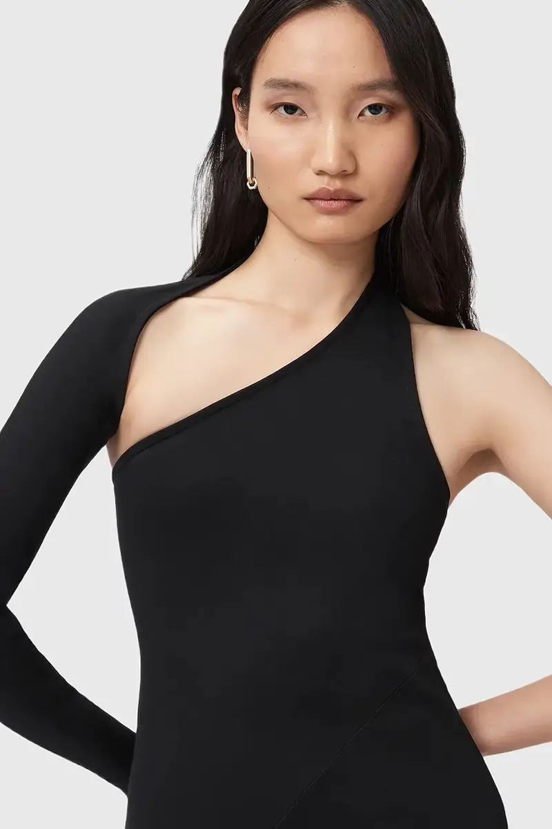 vestito ARI colore nero W074DD miniatura 2