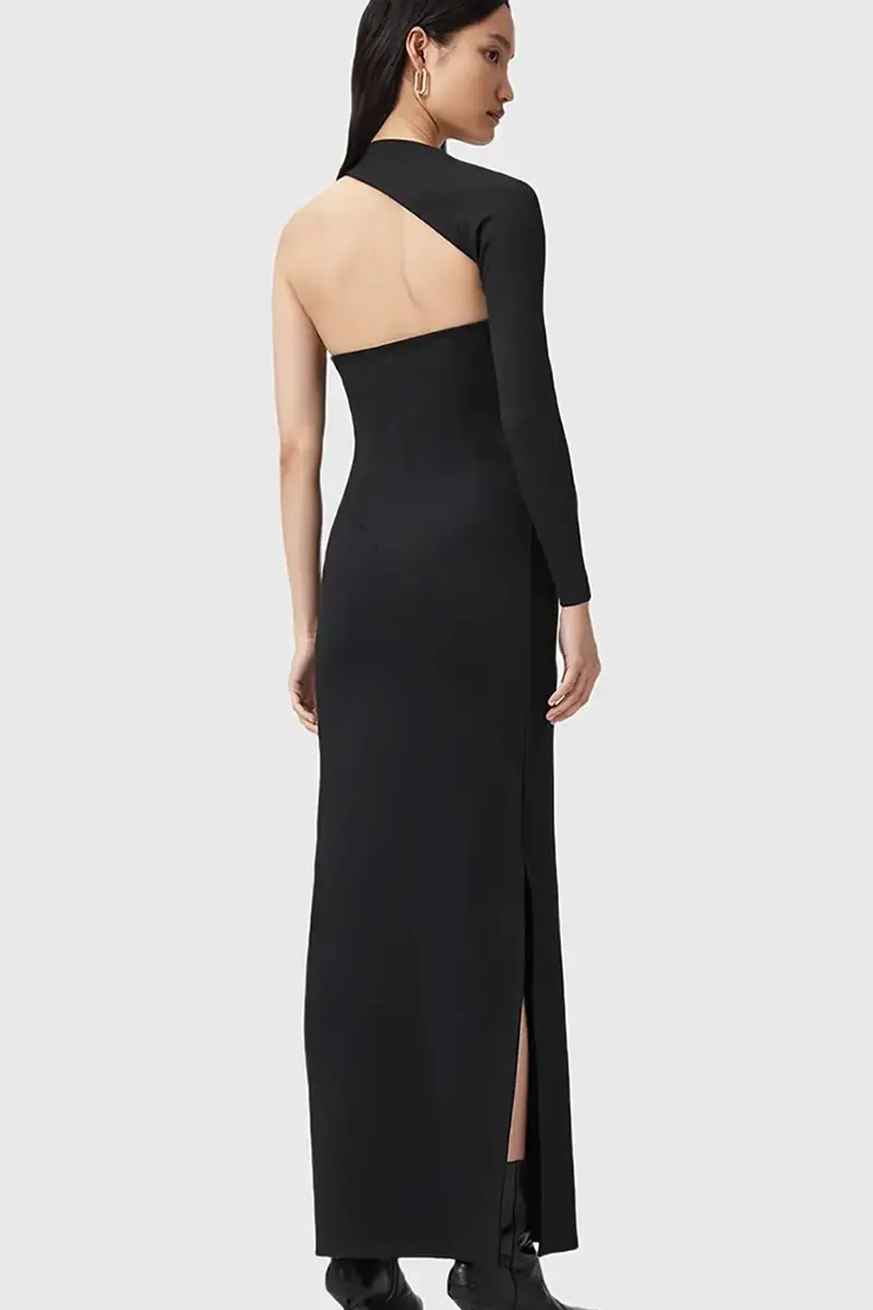 vestito ARI colore nero W074DD miniatura 5