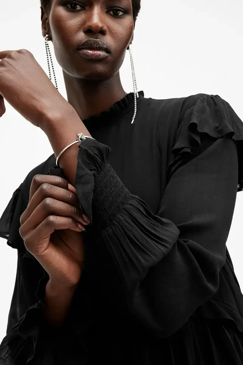 vestito CAVARLY colore nero W254DB miniatura 3