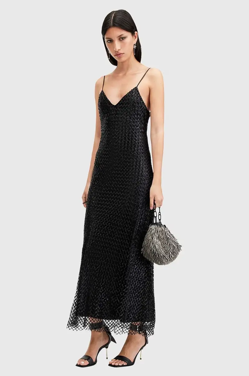 vestito CHANTELLE colore nero W062DB miniatura 4