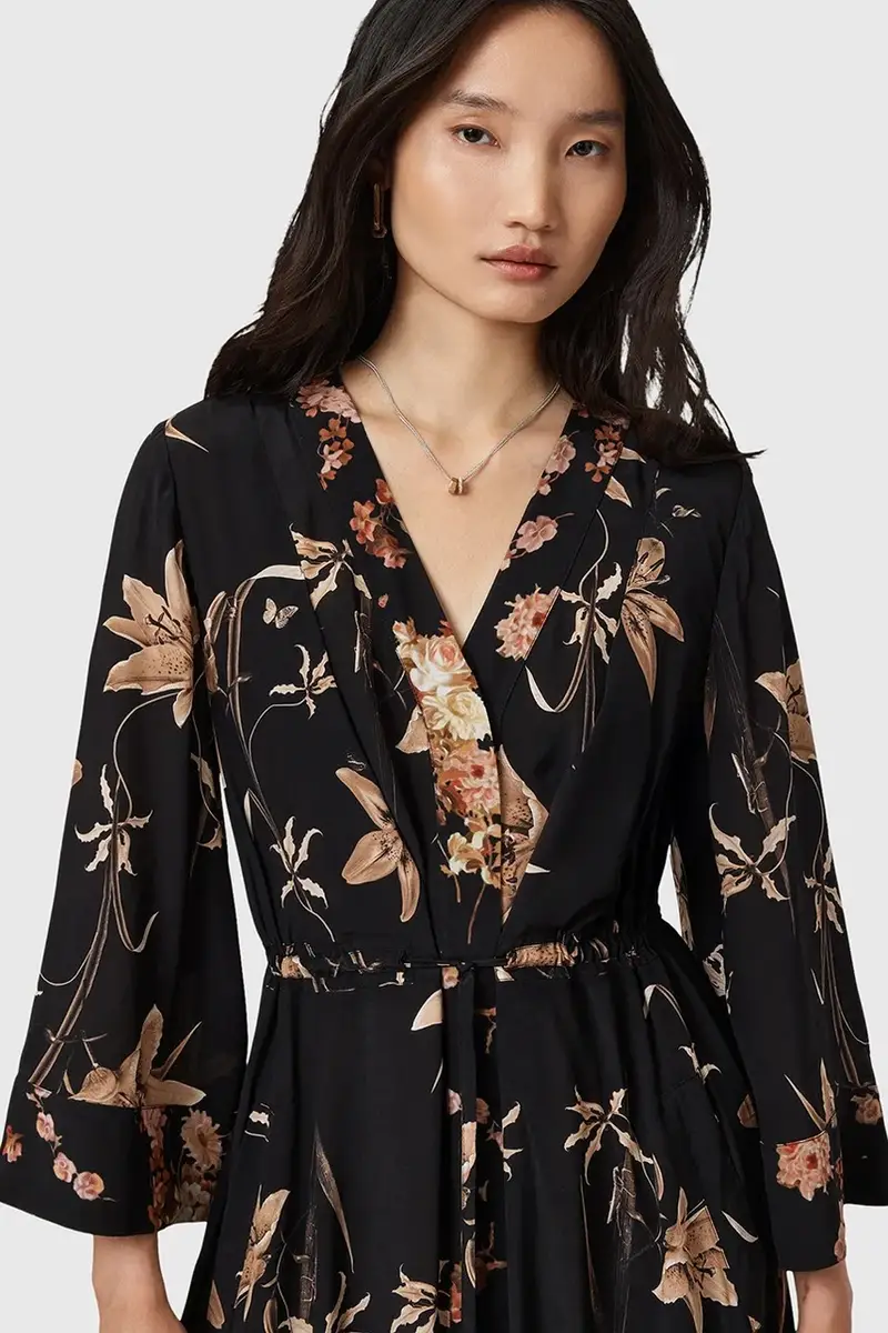 vestito DIANA colore nero W020DD miniatura 2