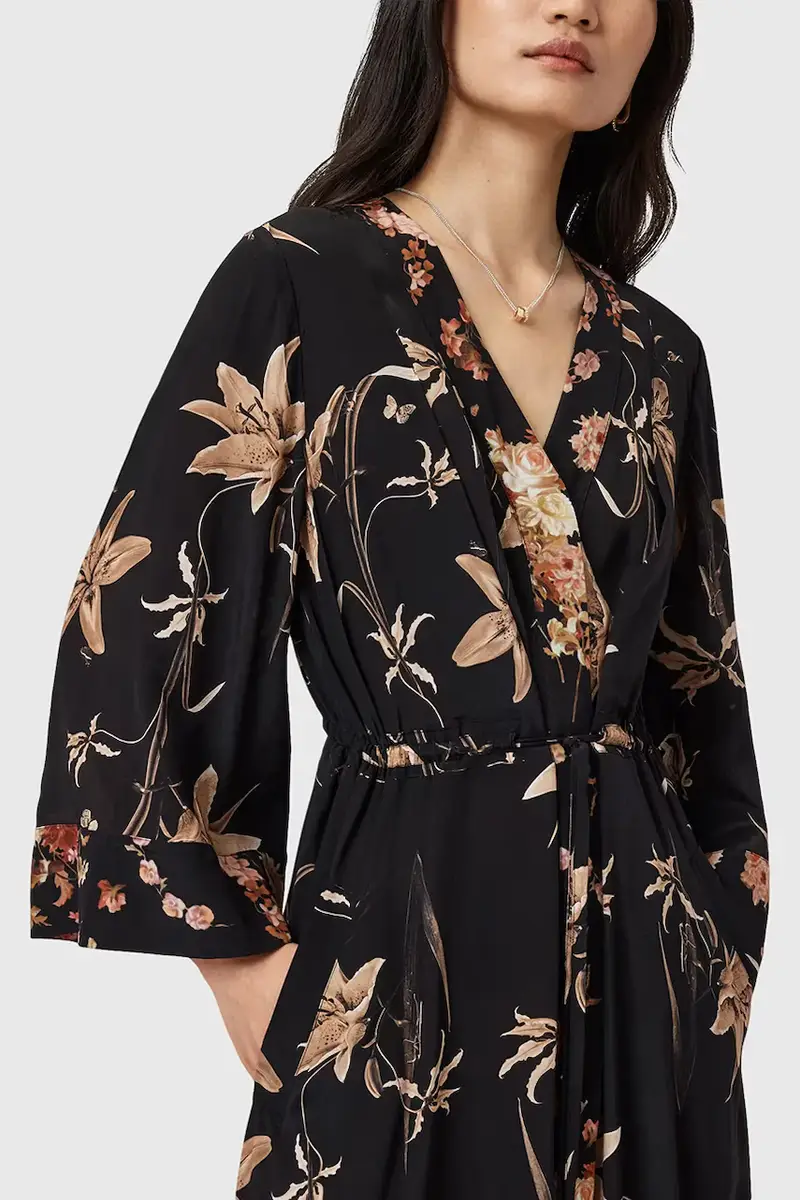 vestito DIANA colore nero W020DD miniatura 3