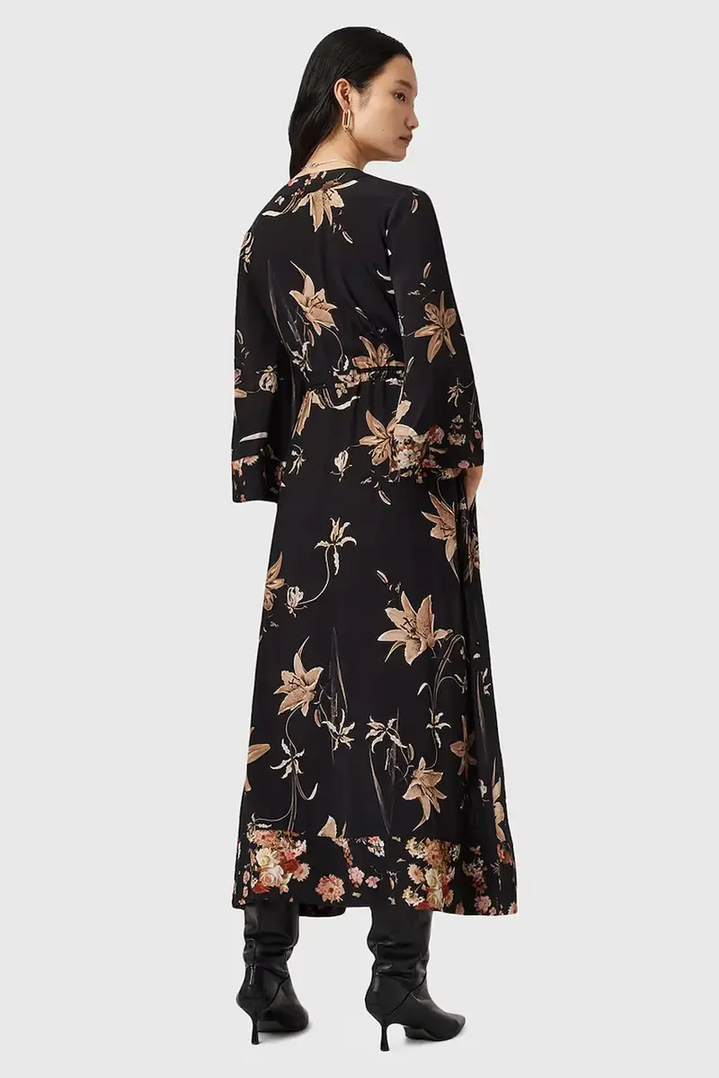 vestito DIANA colore nero W020DD miniatura 4