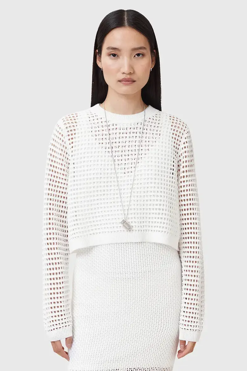 vestito e maglione MIRO colore bianco W179DC miniatura 2