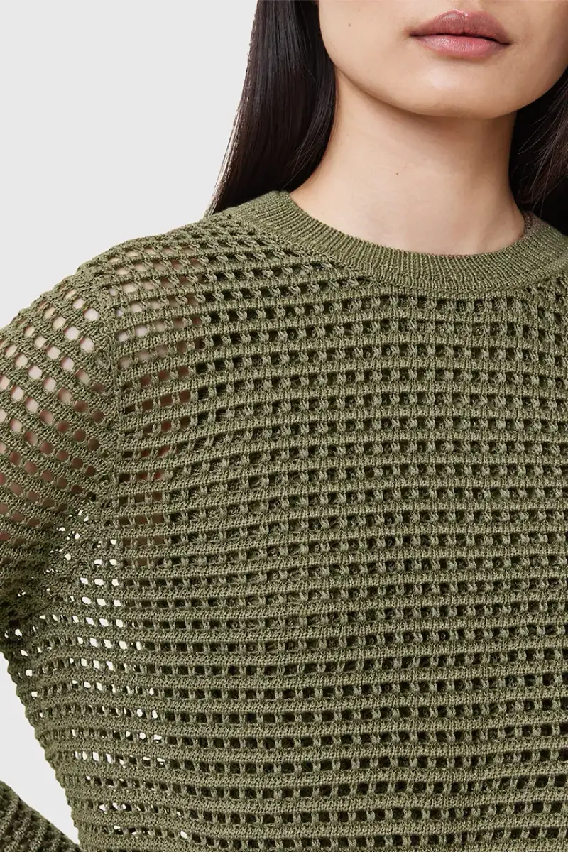 vestito e maglione MIRO colore verde W179DC miniatura 3