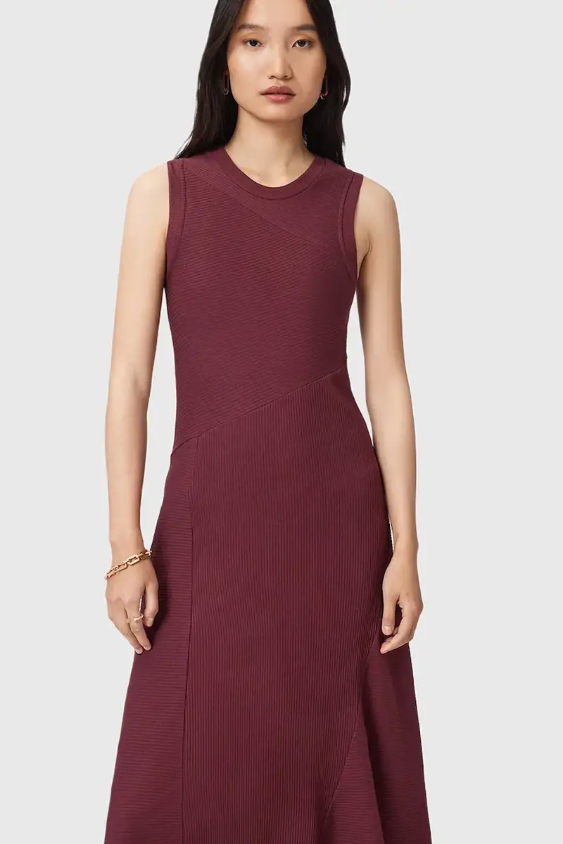 vestito GIA colore granata W073DD miniatura 3