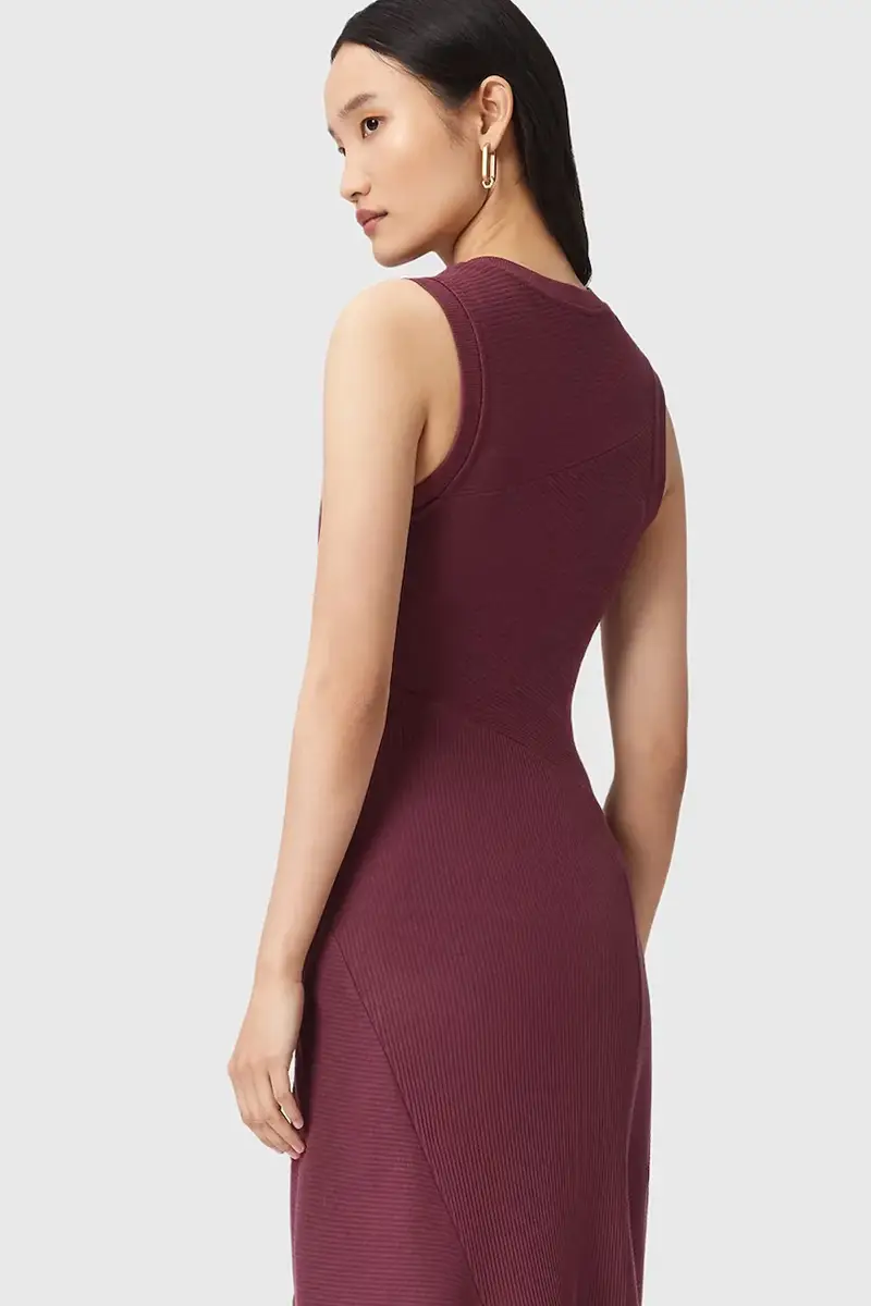 vestito GIA colore granata W073DD miniatura 4