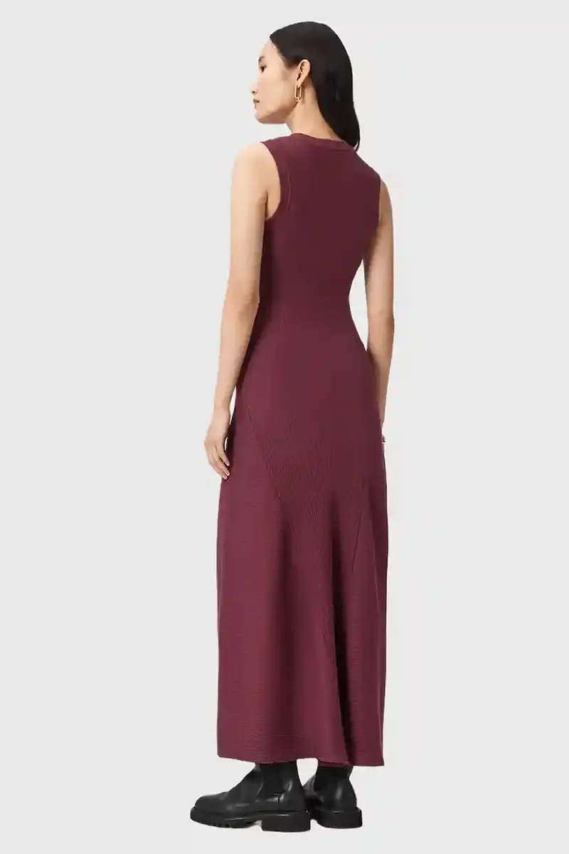 vestito GIA colore granata W073DD miniatura 5