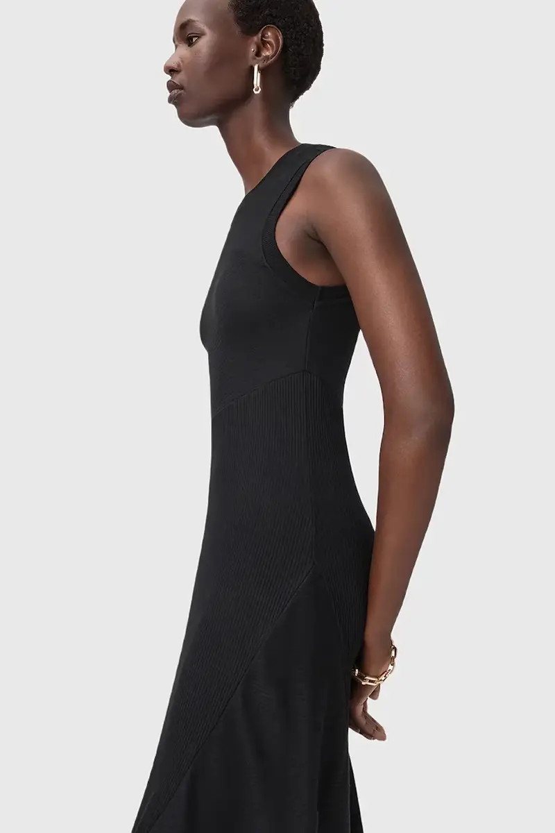 vestito GIA colore nero W073DD miniatura 2