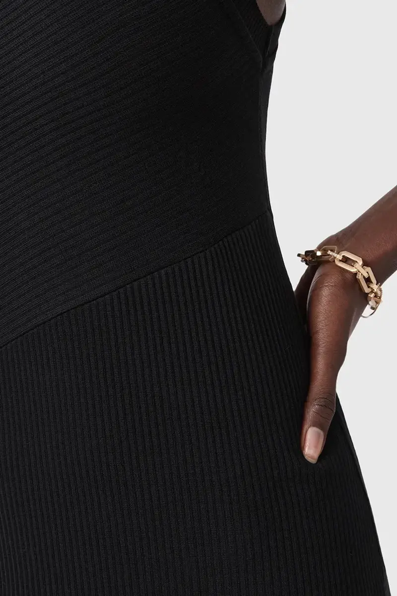 vestito GIA colore nero W073DD miniatura 3