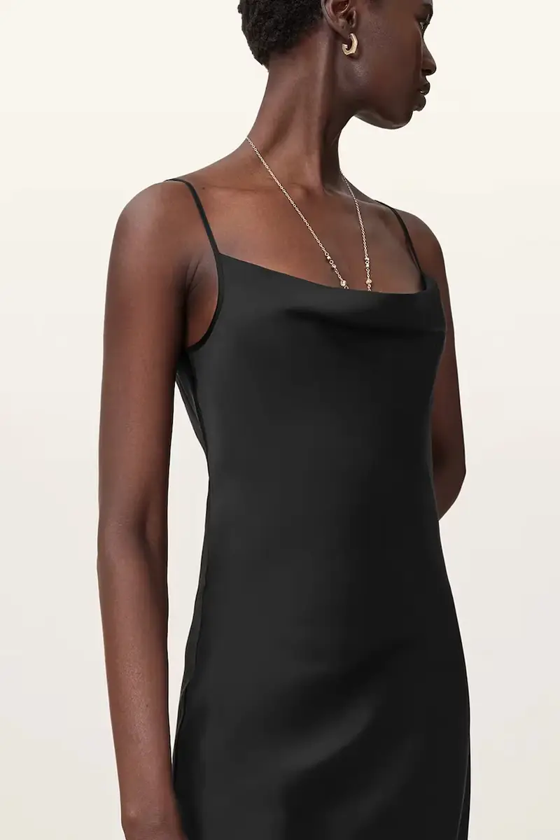 vestito HADLEY colore nero W033DZ miniatura 2