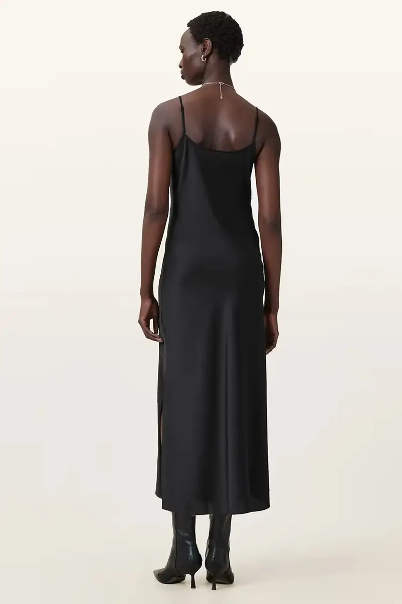 vestito HADLEY colore nero W033DZ miniatura 4