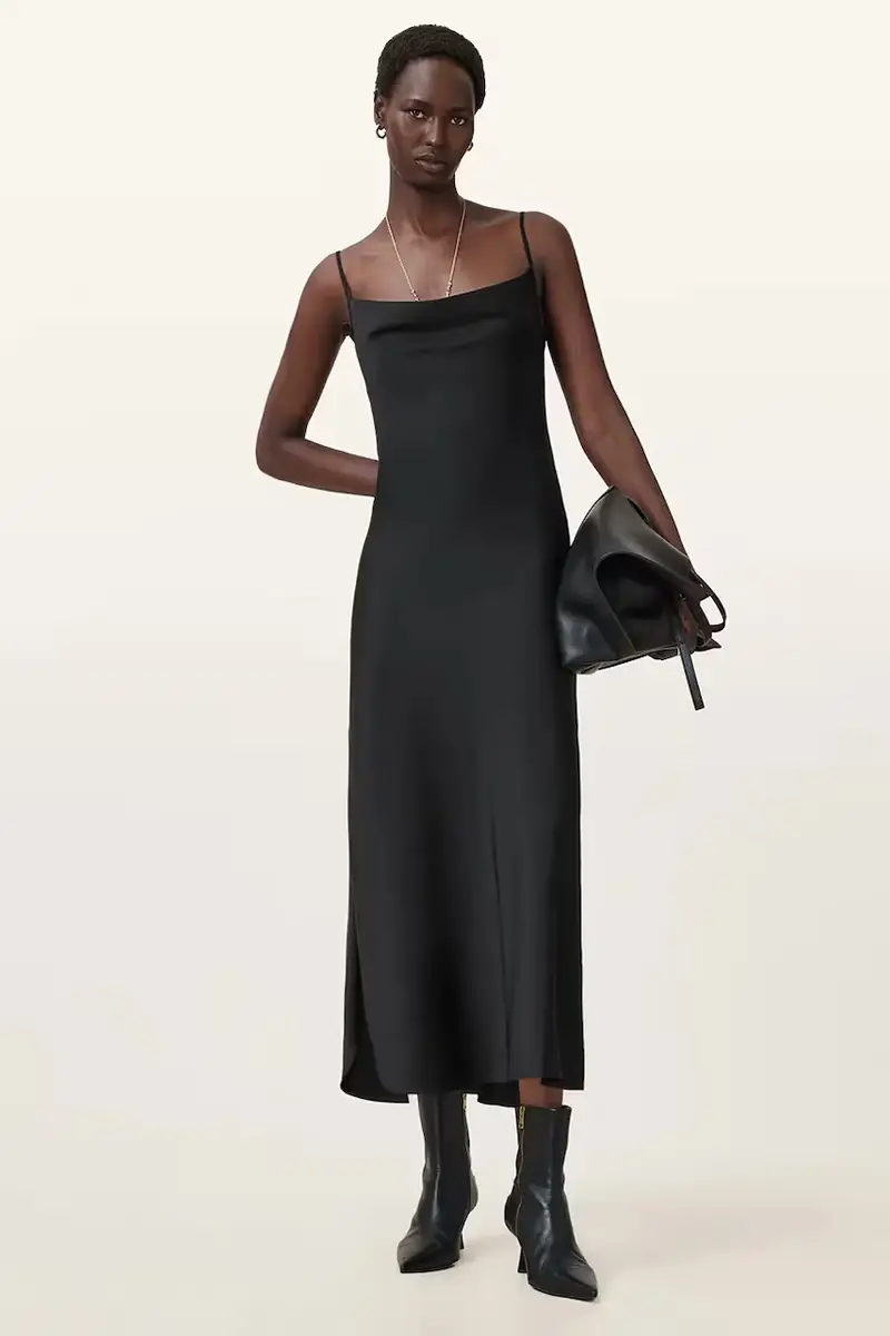 vestito HADLEY colore nero W033DZ