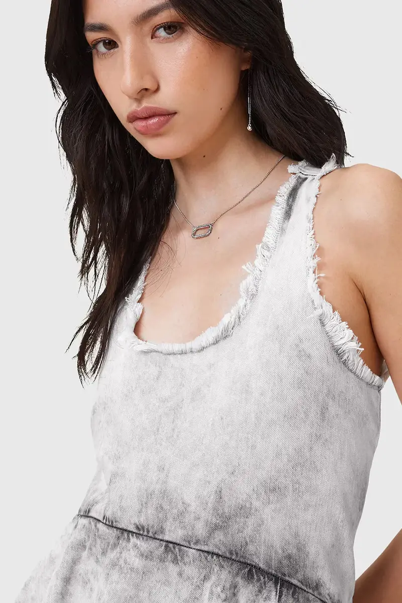 vestito in cotone CAVARLY colore grigio W275DC miniatura 3