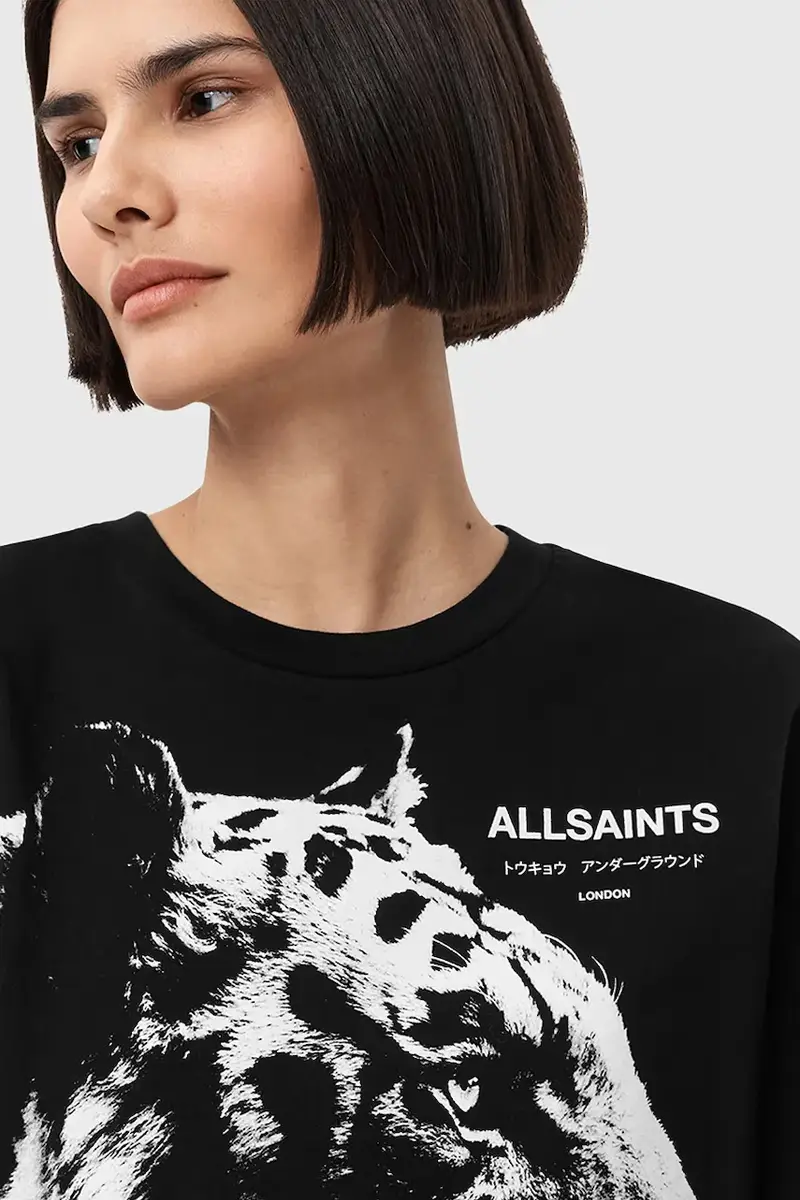 vestito in cotone IVANA colore nero W077DD miniatura 3