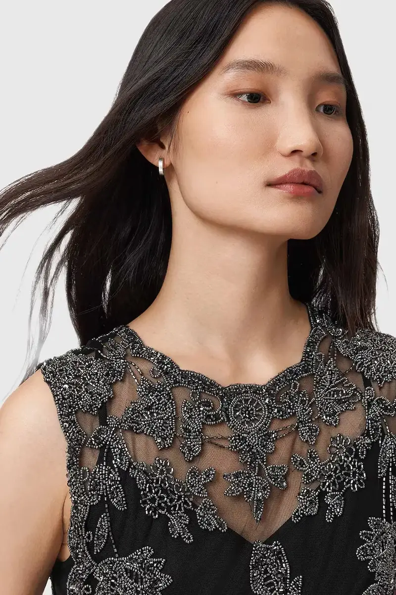 vestito INAYA colore nero W043DD miniatura 2