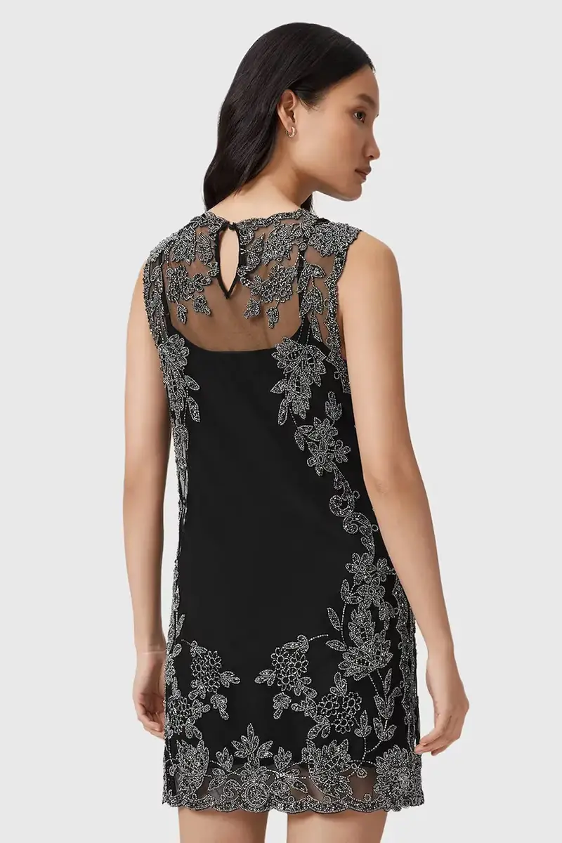 vestito INAYA colore nero W043DD miniatura 4