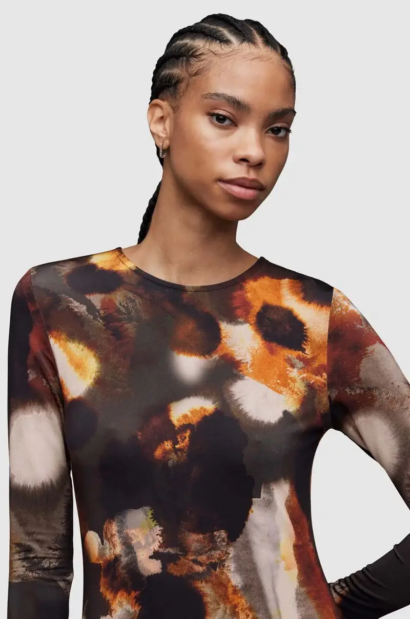 vestito Katlyn colore marrone miniatura 2